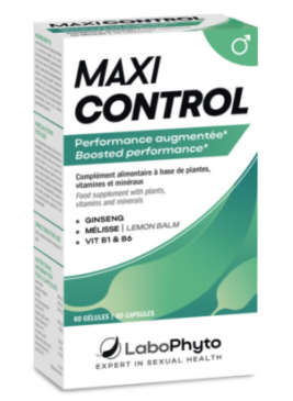 Endurance & équilibre sexuel masculin Maxicontrol 60 gélules